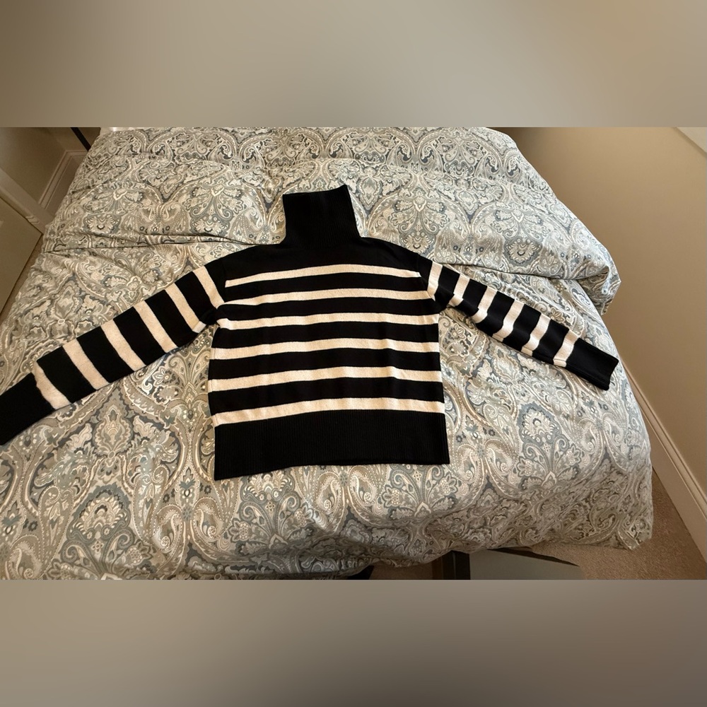 Lilysilk Tarra Stripe Sweater
